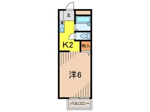 ブルーハイツの物件間取画像